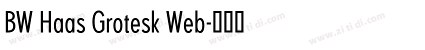 BW Haas Grotesk Web字体转换